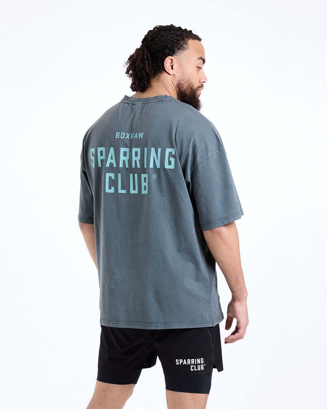 Футболка Sparring Club Oversized - Сіра, XS