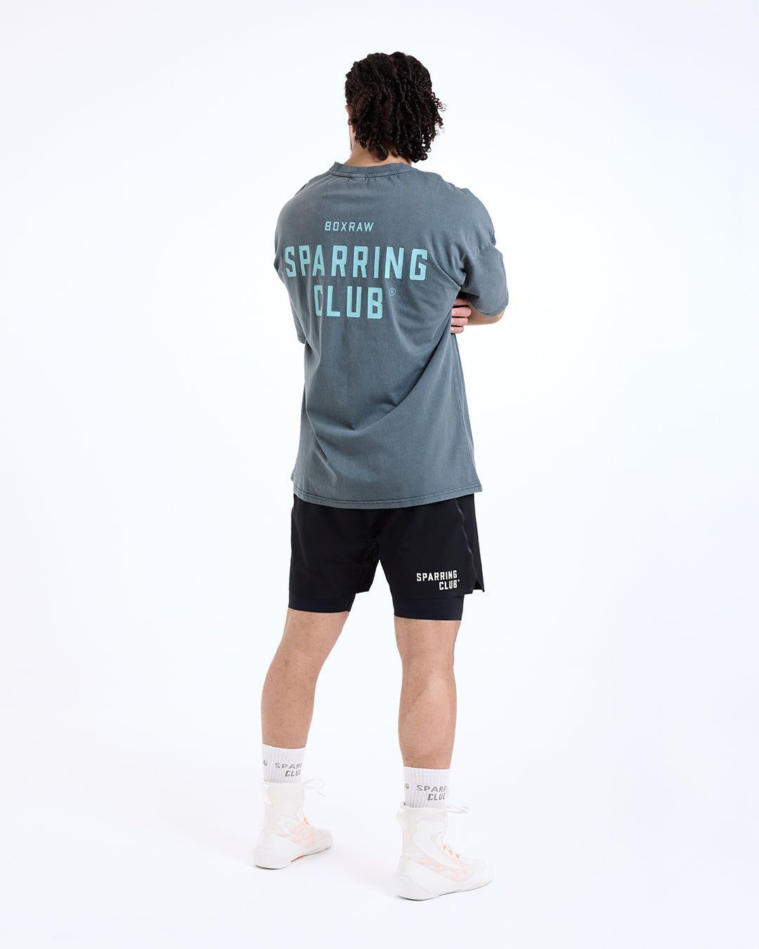 Футболка Sparring Club Oversized - Сіра, XS