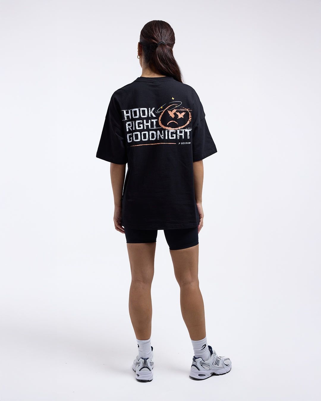 Футболка Hook Right Goodnight Oversized Чорна, S