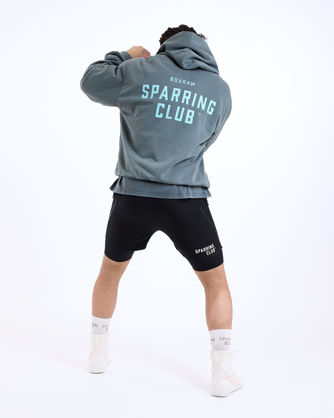 Худі Sparring Club Oversized - Cіре, S