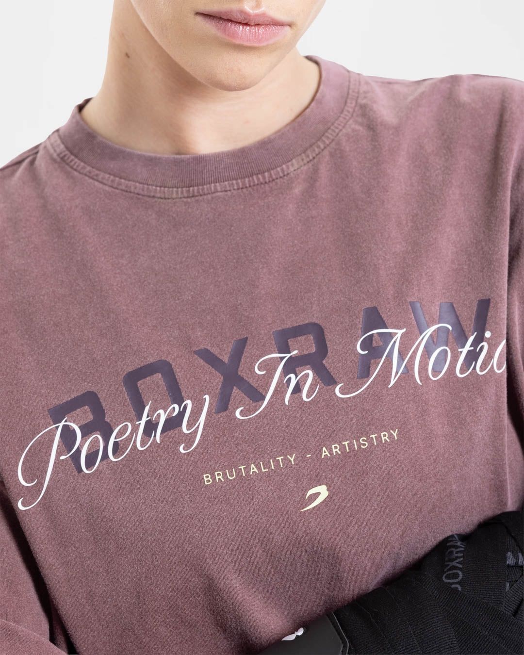 Футболка Poetry In Motion Oversized Бордова, XS