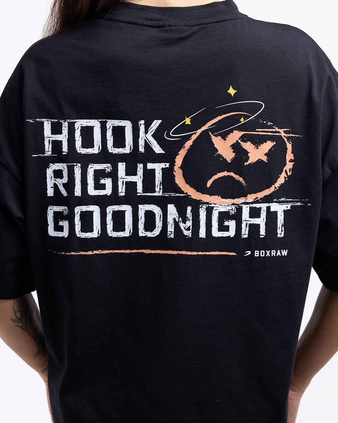 Футболка Hook Right Goodnight Oversized Чорна, S