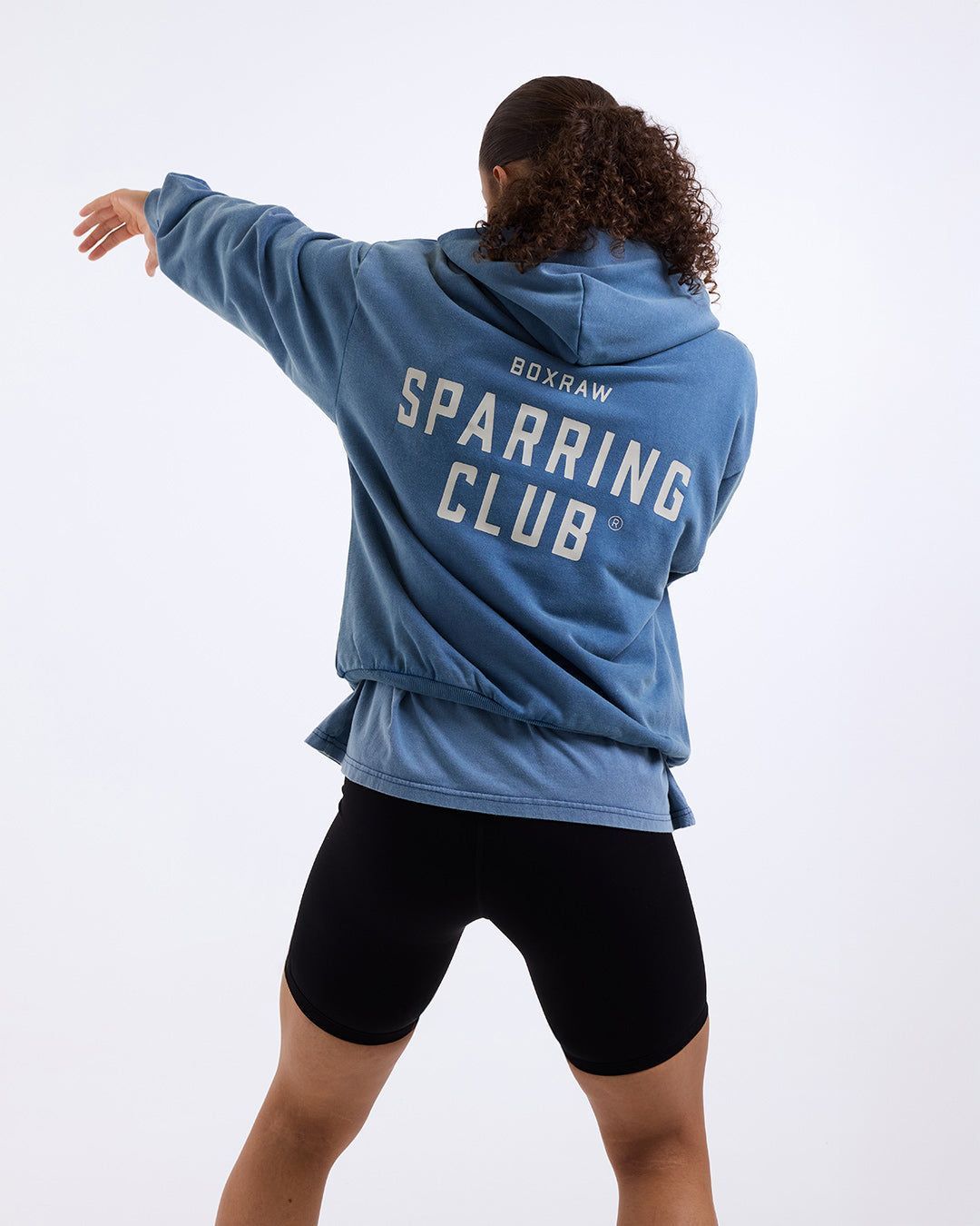 Худі Sparring Club Oversized - Блакитне, S