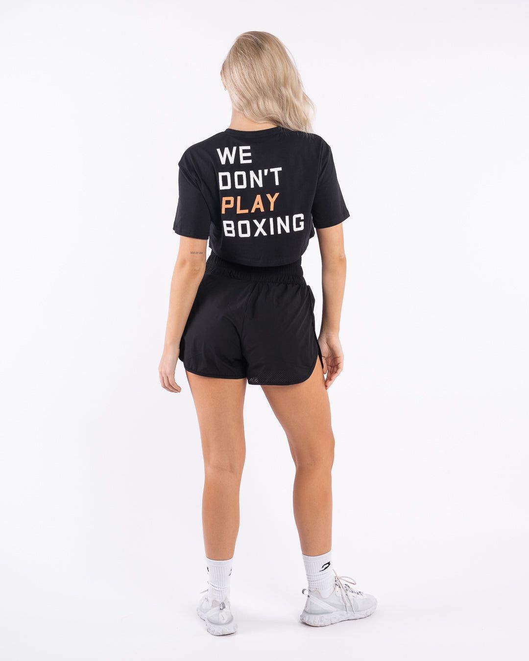 Кроп-топ We Don't Play Boxing - Чорний, XS