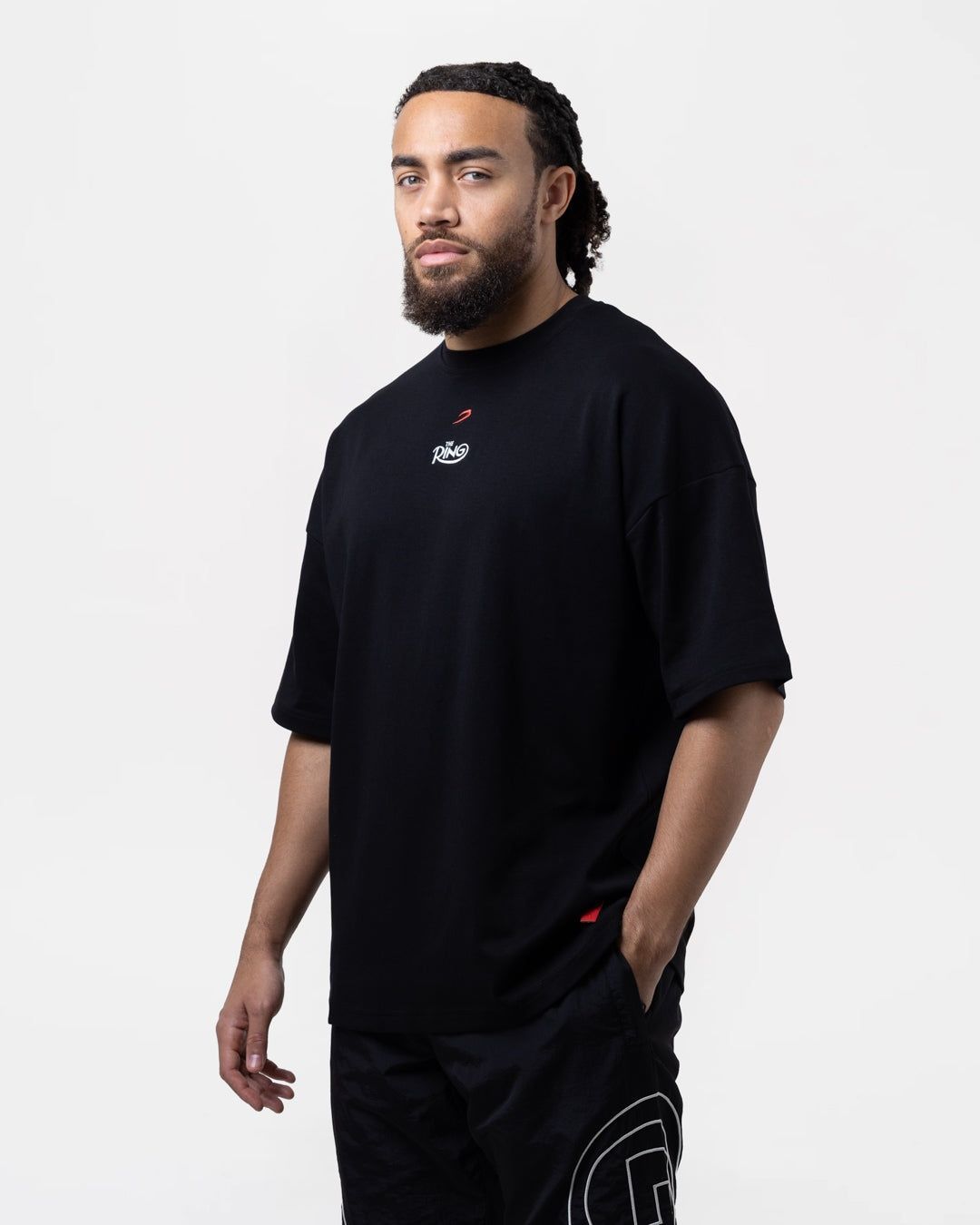 Футболка Ring x BOXRAW Riddick Bowe Oversized Чорна, XS