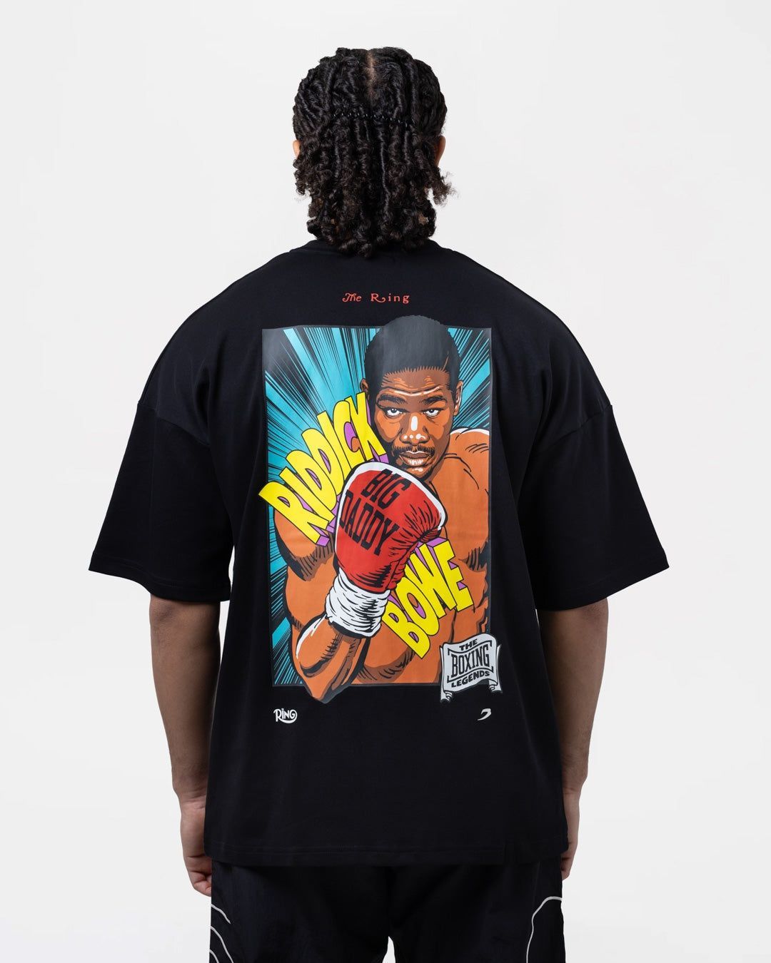 Футболка Ring x BOXRAW Riddick Bowe Oversized Чорна, XS