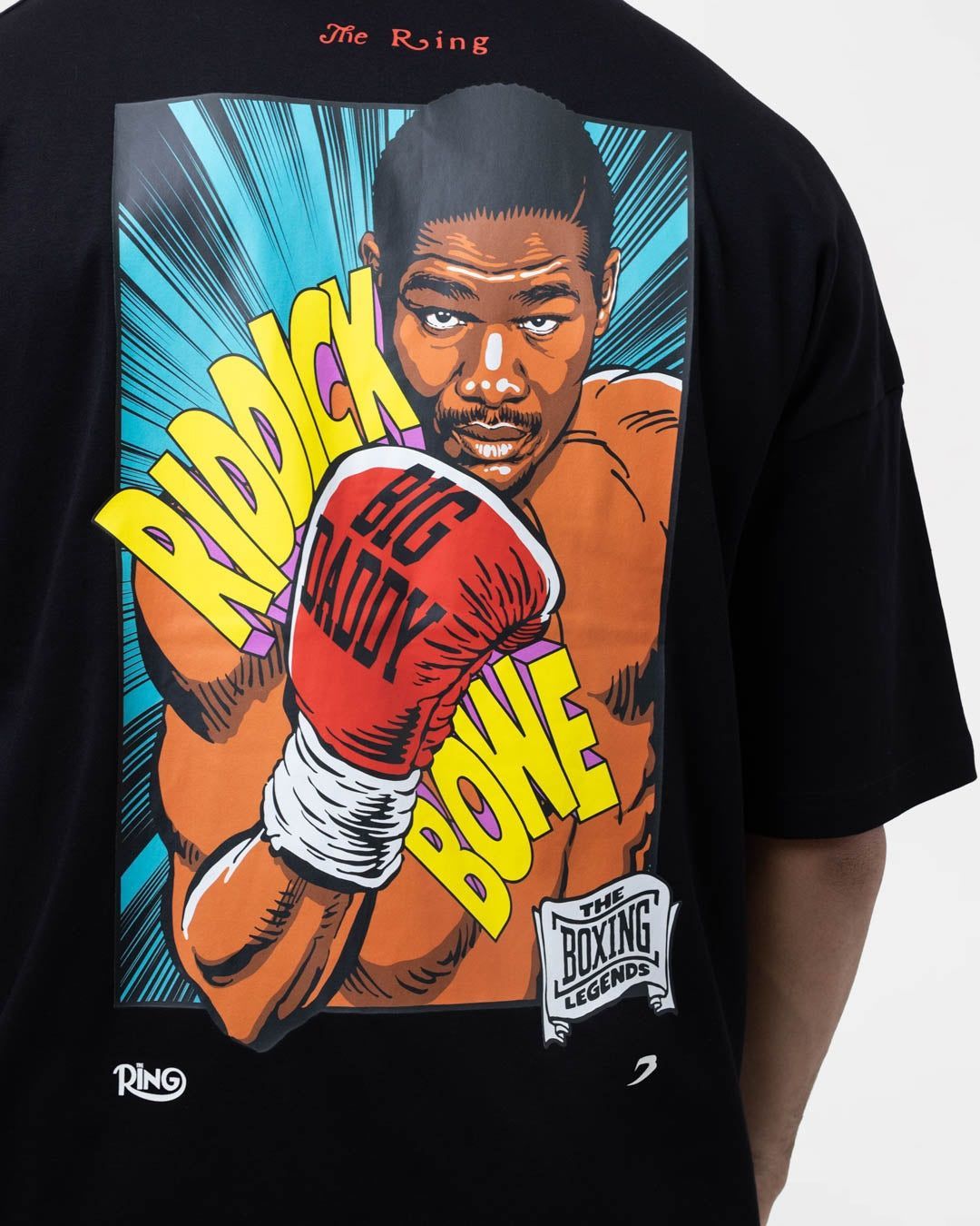 Футболка Ring x BOXRAW Riddick Bowe Oversized Чорна, XS
