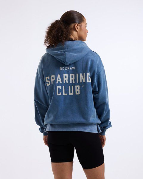 Худі Sparring Club Oversized - Блакитне, S