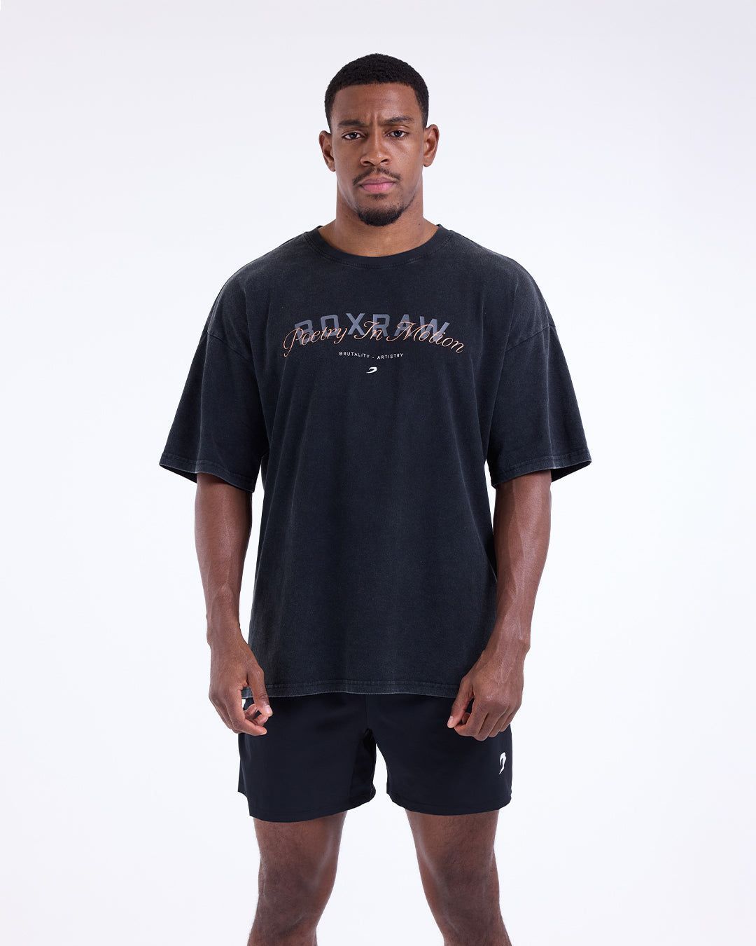 Футболка Poetry In Motion Oversized Чорна, XS