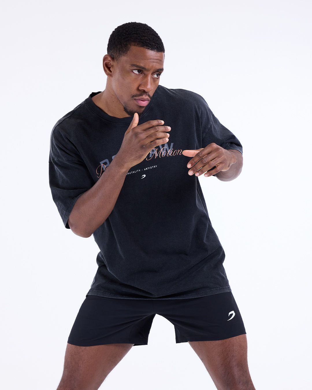 Футболка Poetry In Motion Oversized Чорна, XS