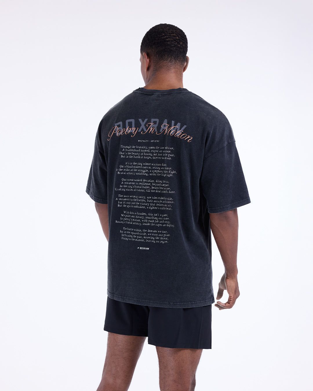 Футболка Poetry In Motion Oversized Чорна, XS