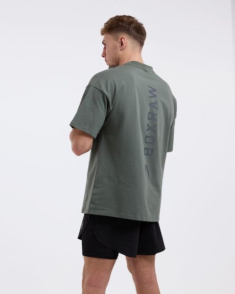 Футболка Lineal Oversized Зелена, XS