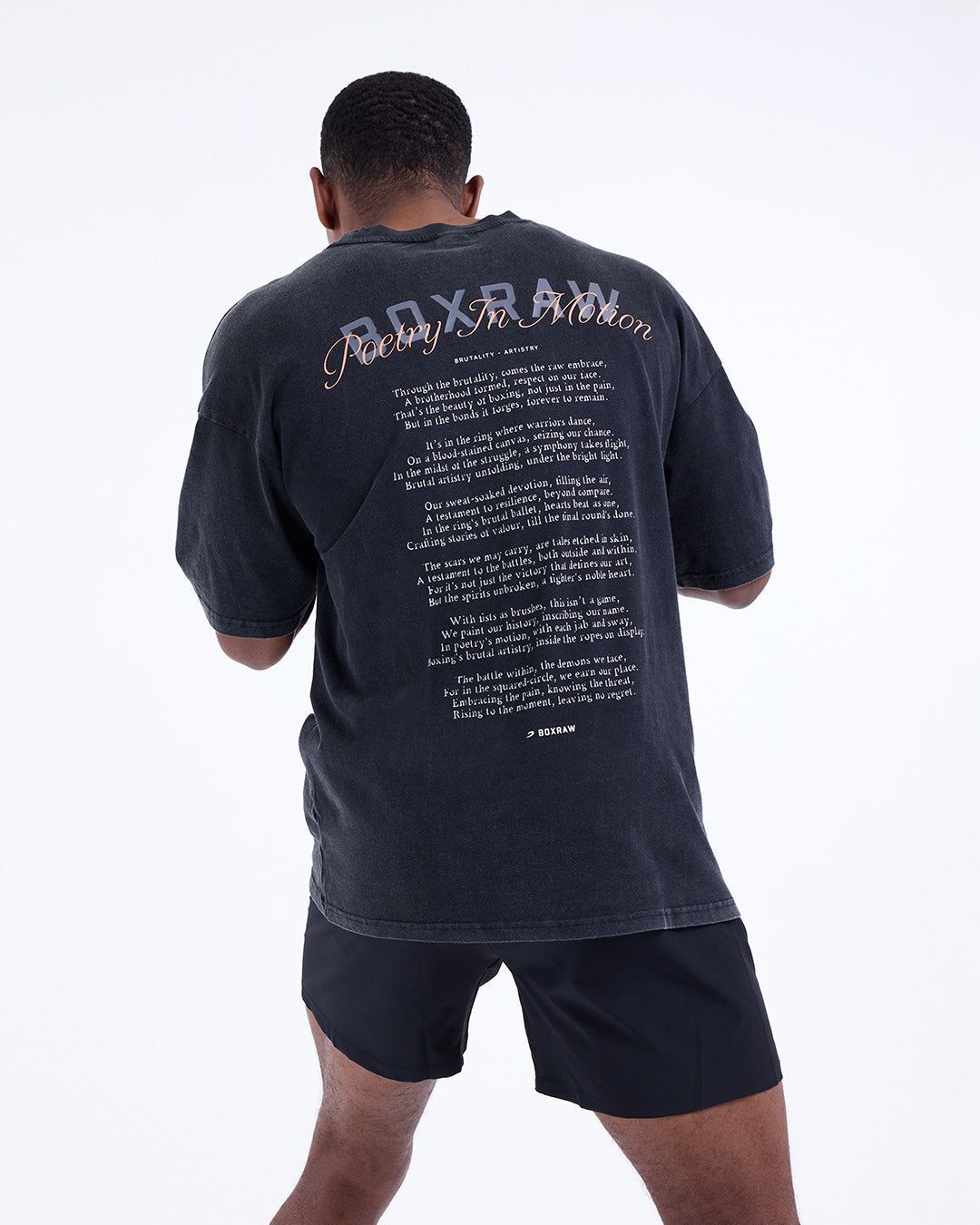 Футболка Poetry In Motion Oversized Чорна, S