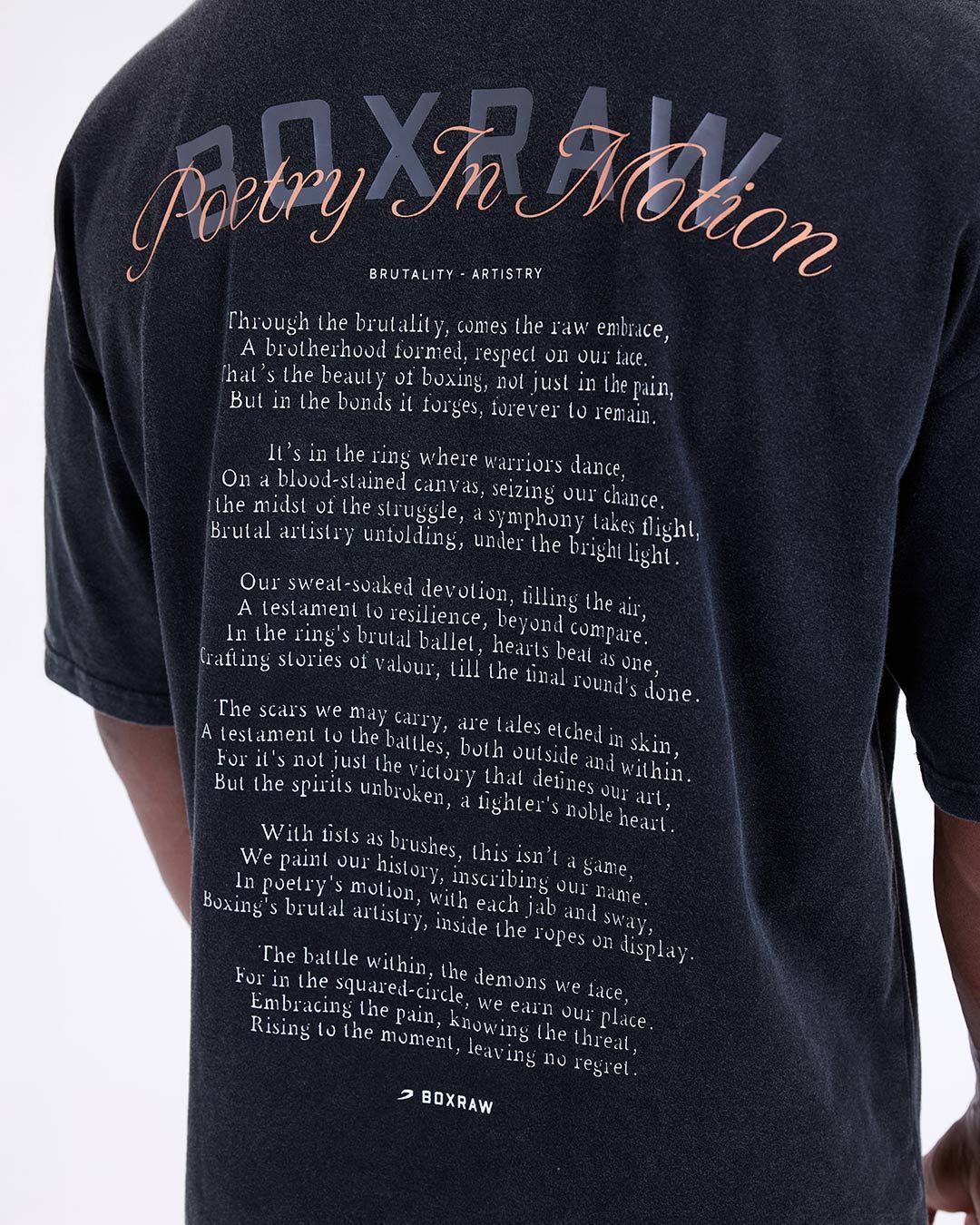 Футболка Poetry In Motion Oversized Чорна, L