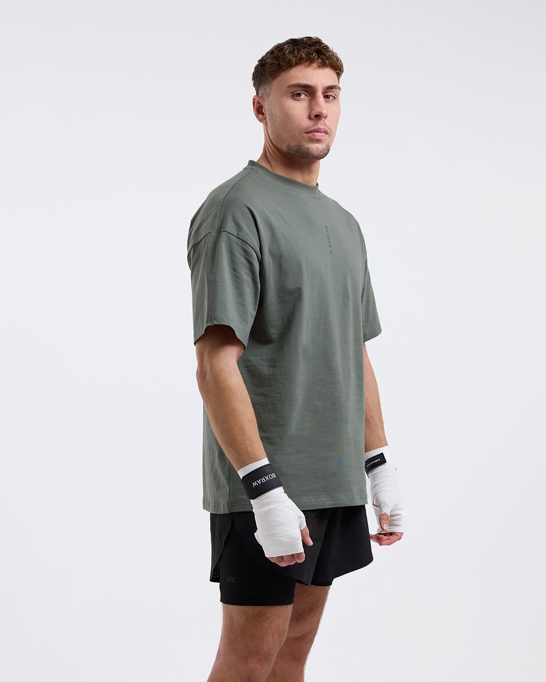 Футболка Lineal Oversized Зелена, L