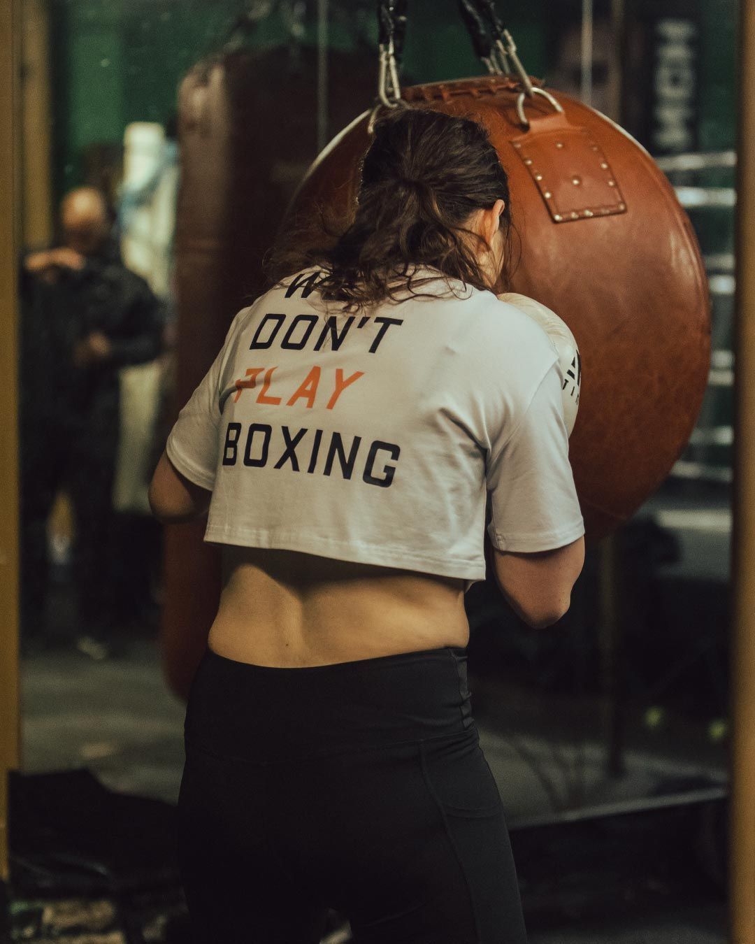 Кроп-топ We Don't Play Boxing - Білий, XS