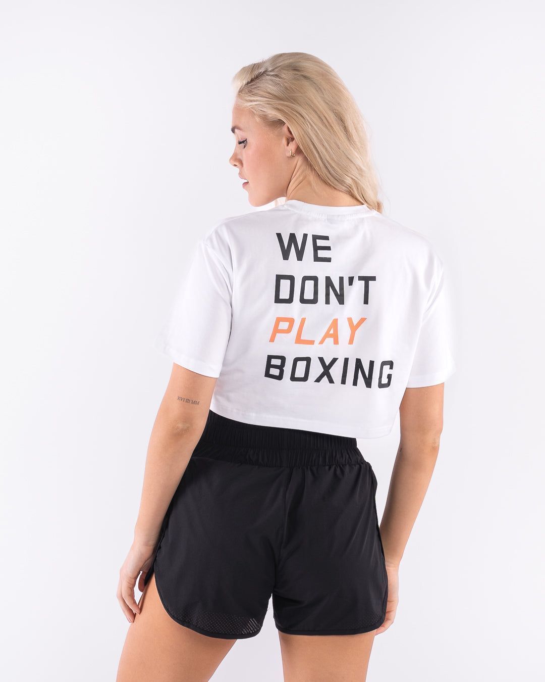 Кроп-топ We Don't Play Boxing - Білий, XS