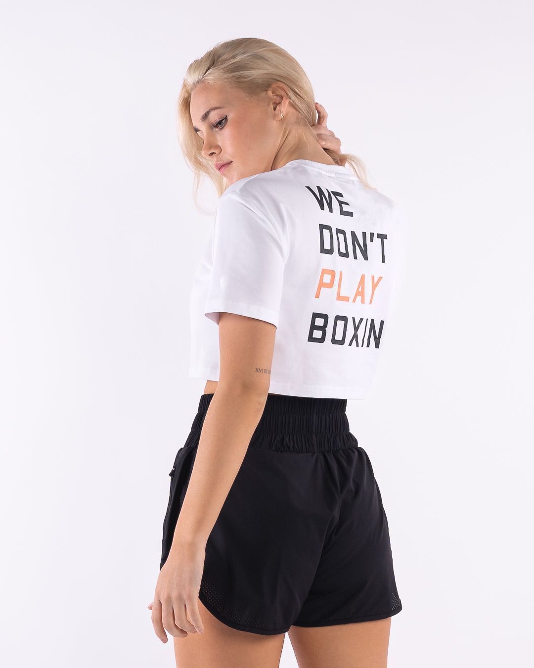 Кроп-топ We Don't Play Boxing - Білий, XS