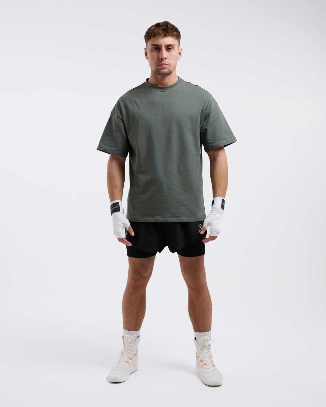 Футболка Lineal Oversized Зелена, L