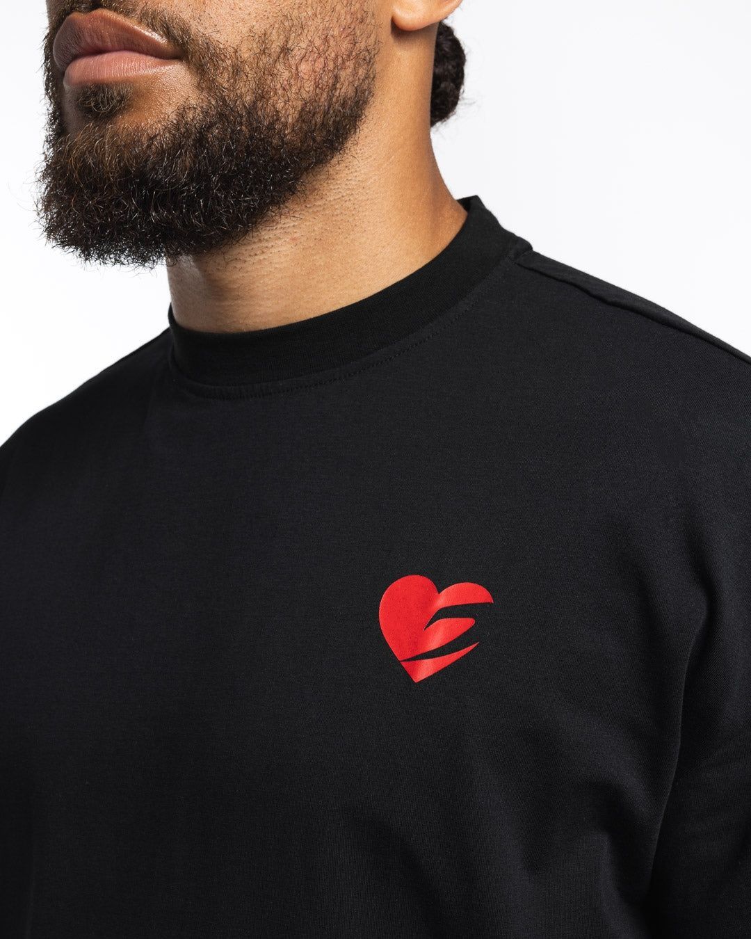 Футболка Boxing is Love Oversized Чорна, S