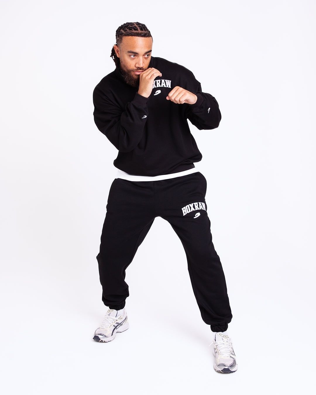 Світшот East Street 1/4 Zip Чорний, S