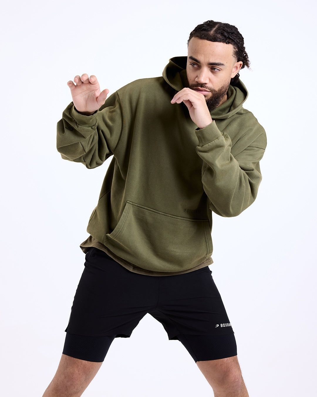 Худі Sparring Club Oversized - Оливкове, S