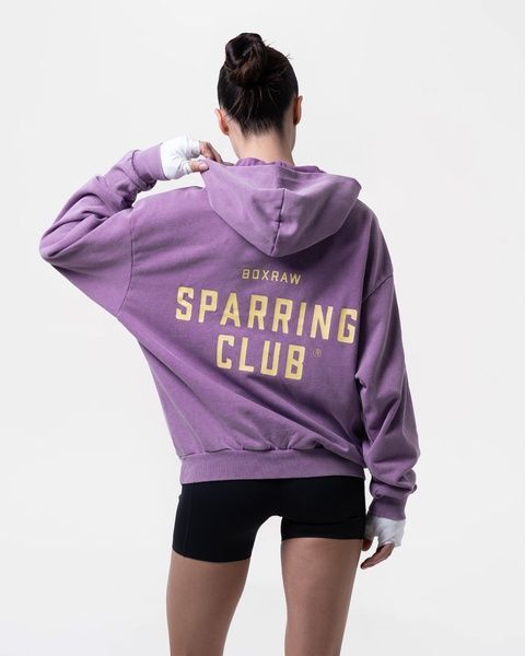 Худі Sparring Club Oversized Фіолетове, S
