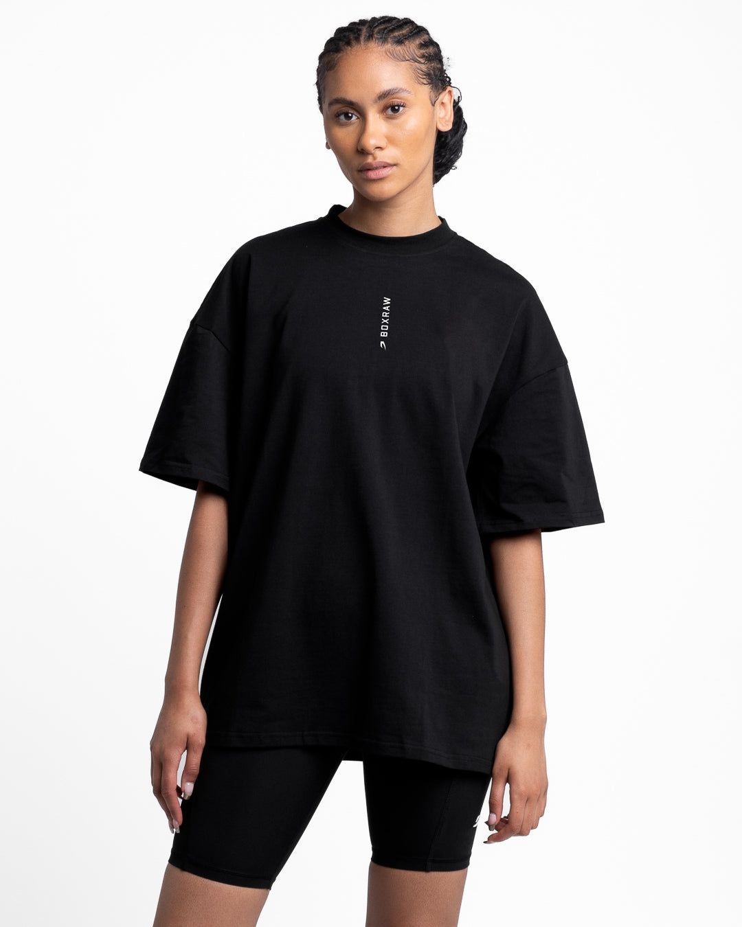 Футболка Lineal Oversized Чорна, XS