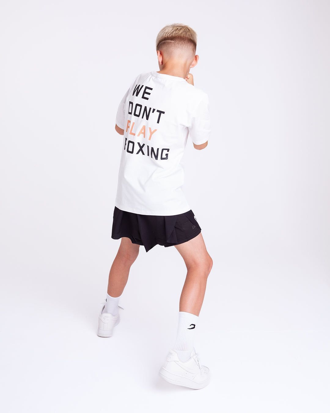 Футболка Junior We Don't Play Boxing - Біла, XS
