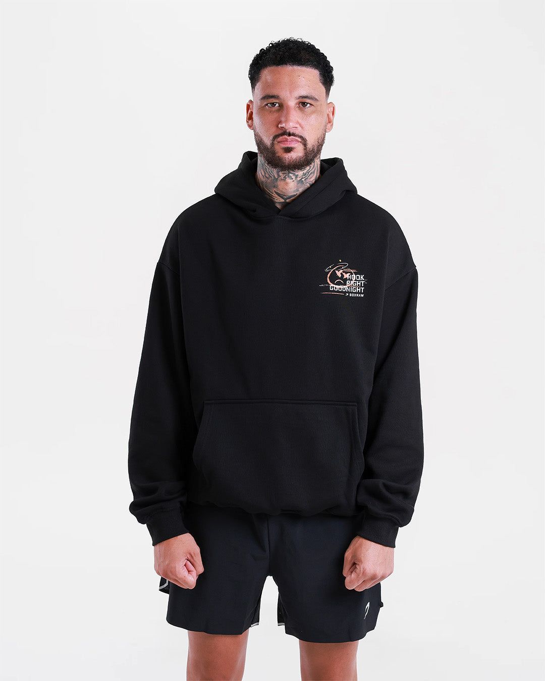 Худі Hook Right Goodnight Oversized Чорне, XS