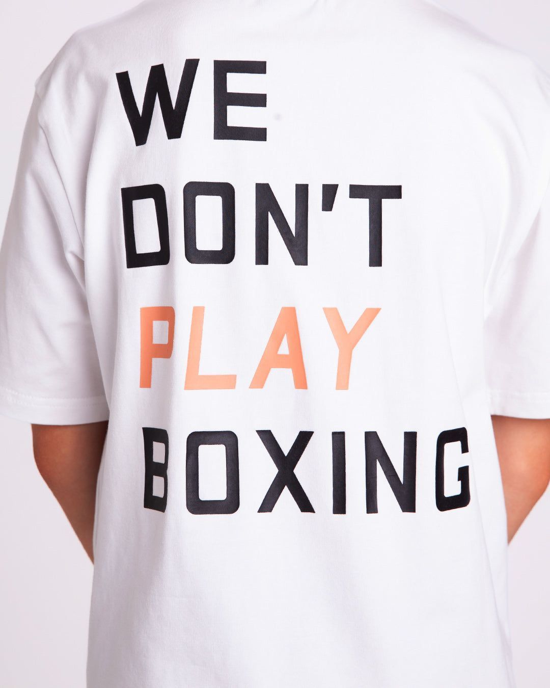 Футболка Junior We Don't Play Boxing - Біла, XS