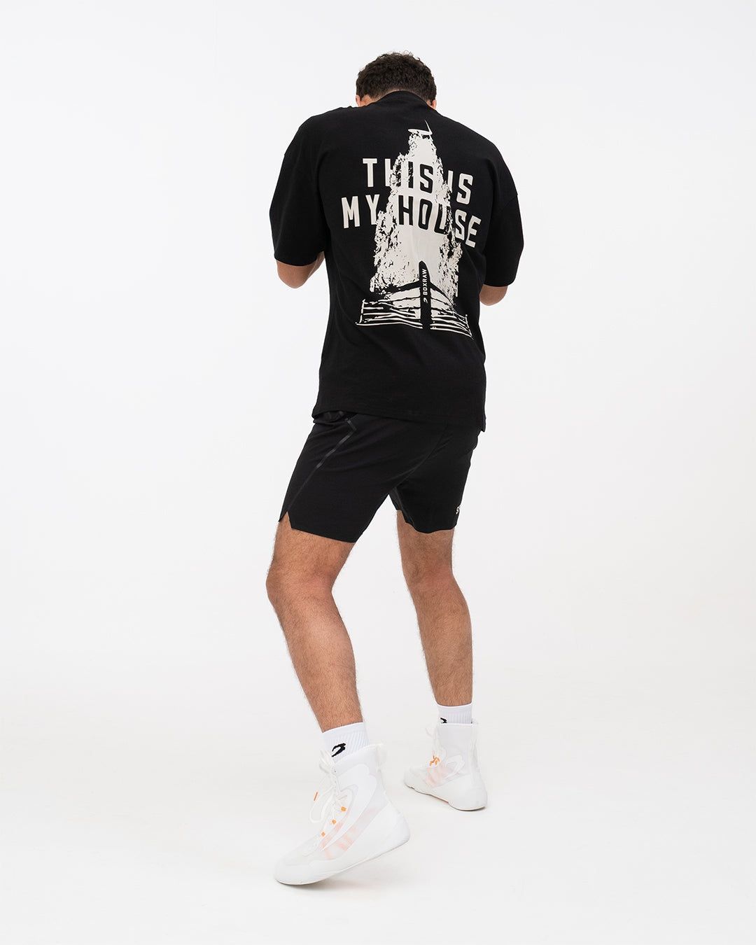 Футболка This Is My House Oversized Чорна, XS