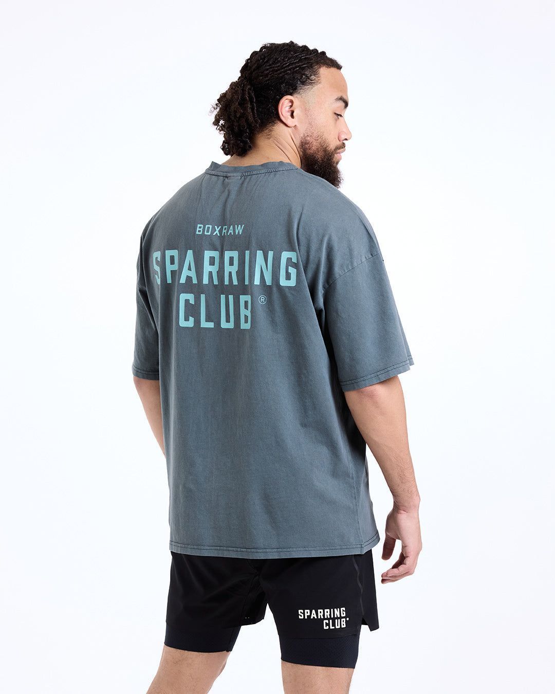 Футболка Sparring Club Oversized - Сіра, S