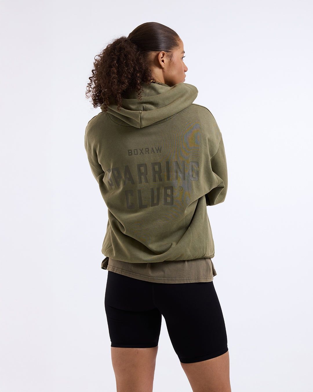 Худі Sparring Club Oversized - Оливкове, XS