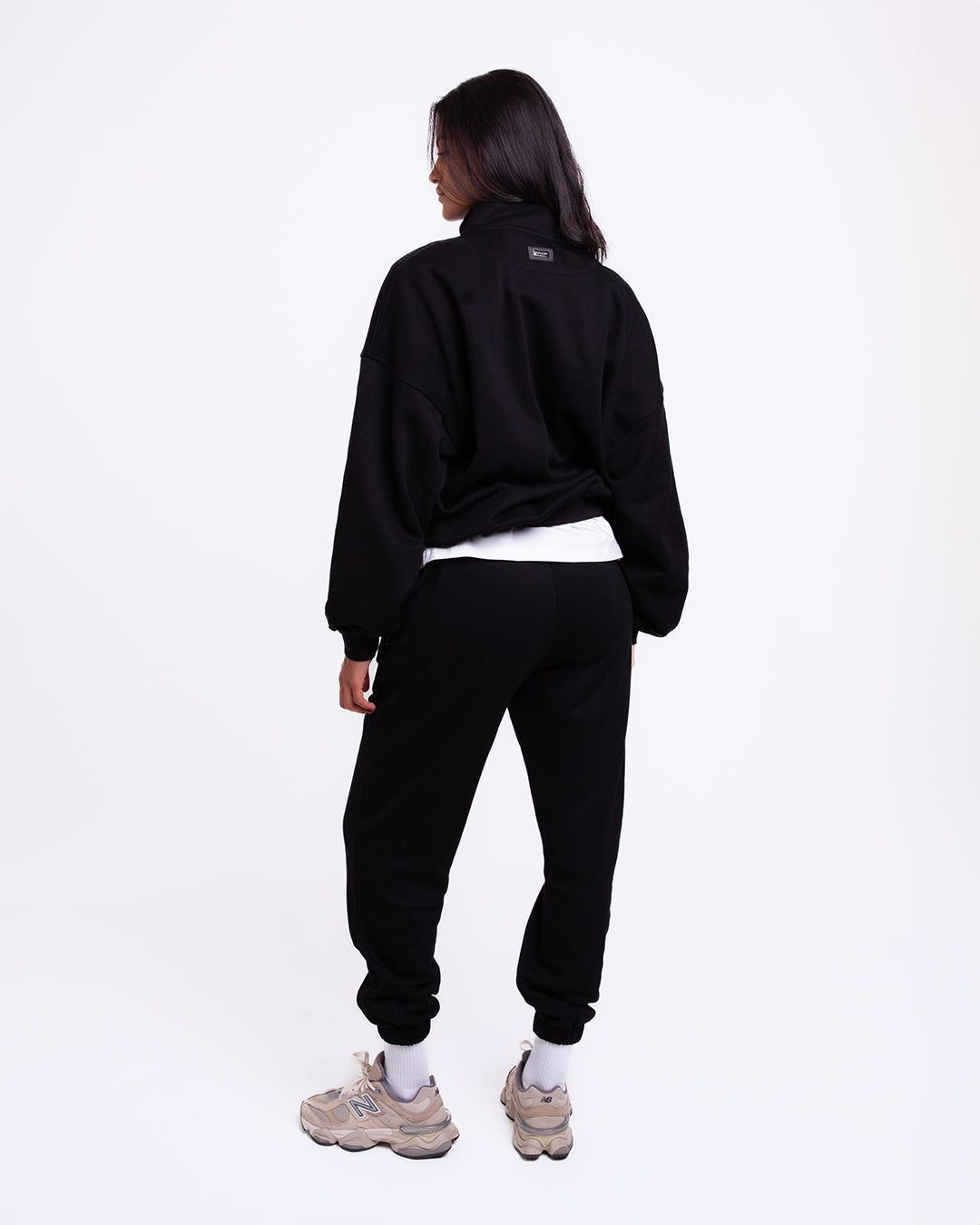 Світшот East Street 1/4 Zip Чорний, XS