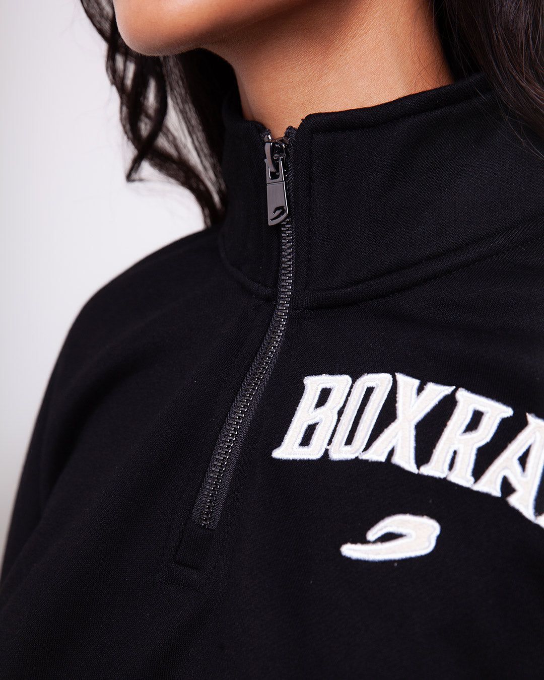 Світшот East Street 1/4 Zip Чорний, XS
