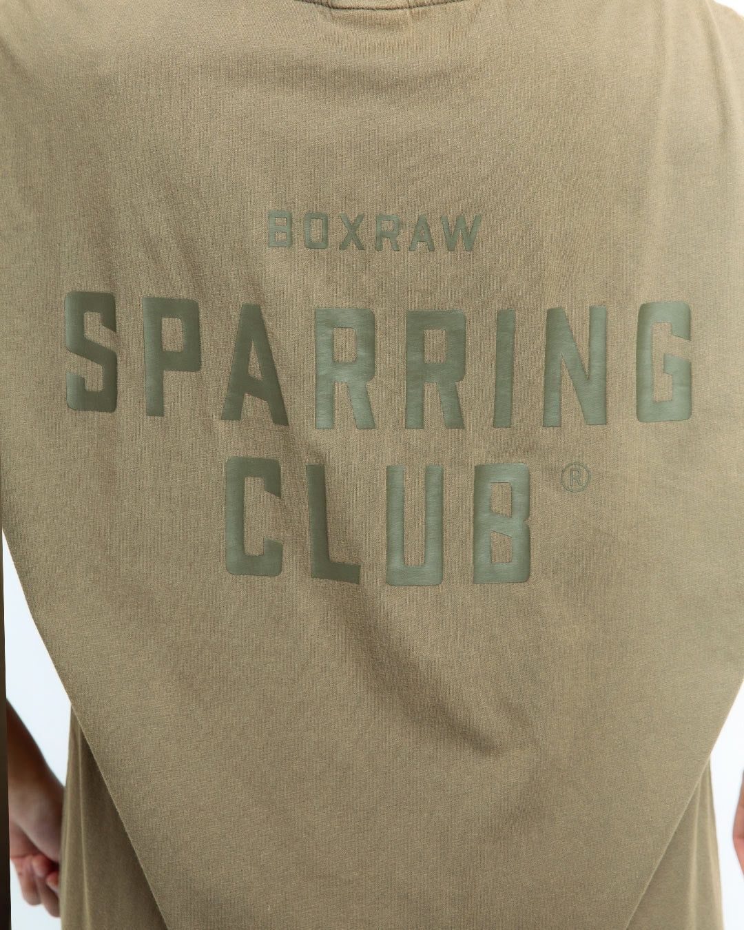Футболка Sparring Club Oversized - Оливкова, XS