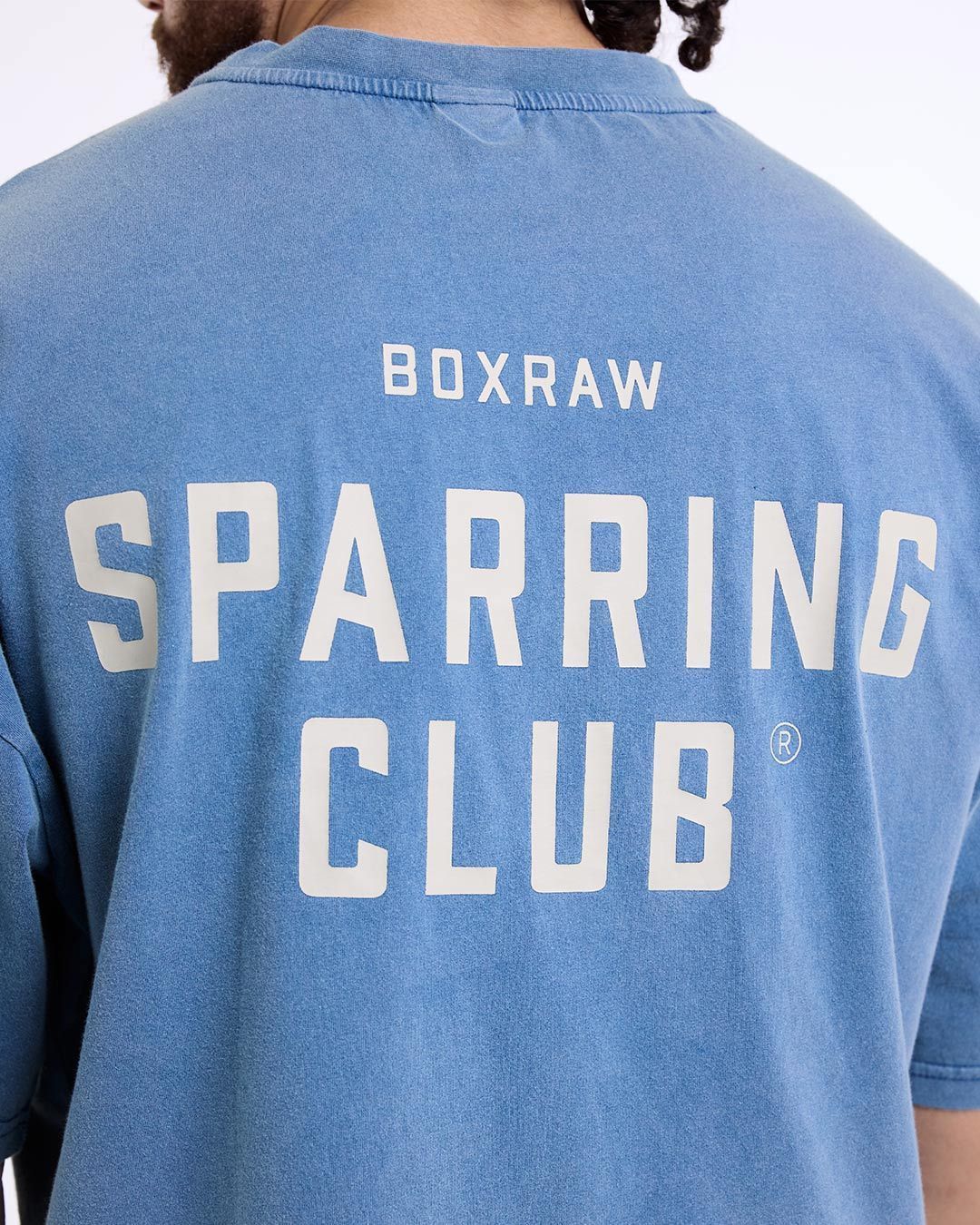 Футболка Sparring Club Oversized - Блакитна, XS