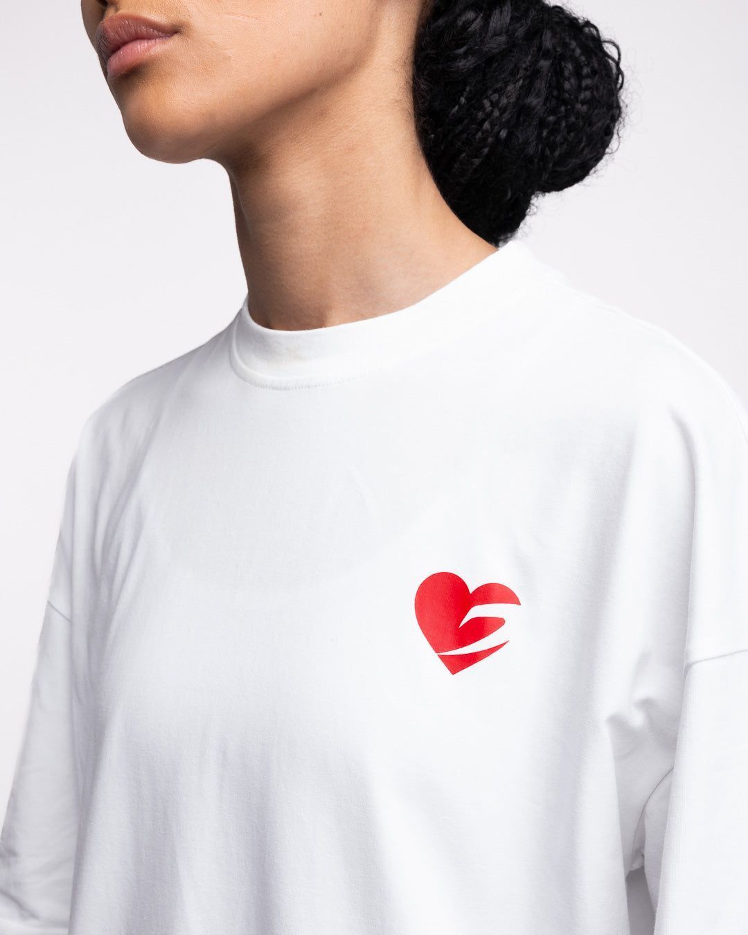 Футболка Boxing is Love Oversized Біла, L