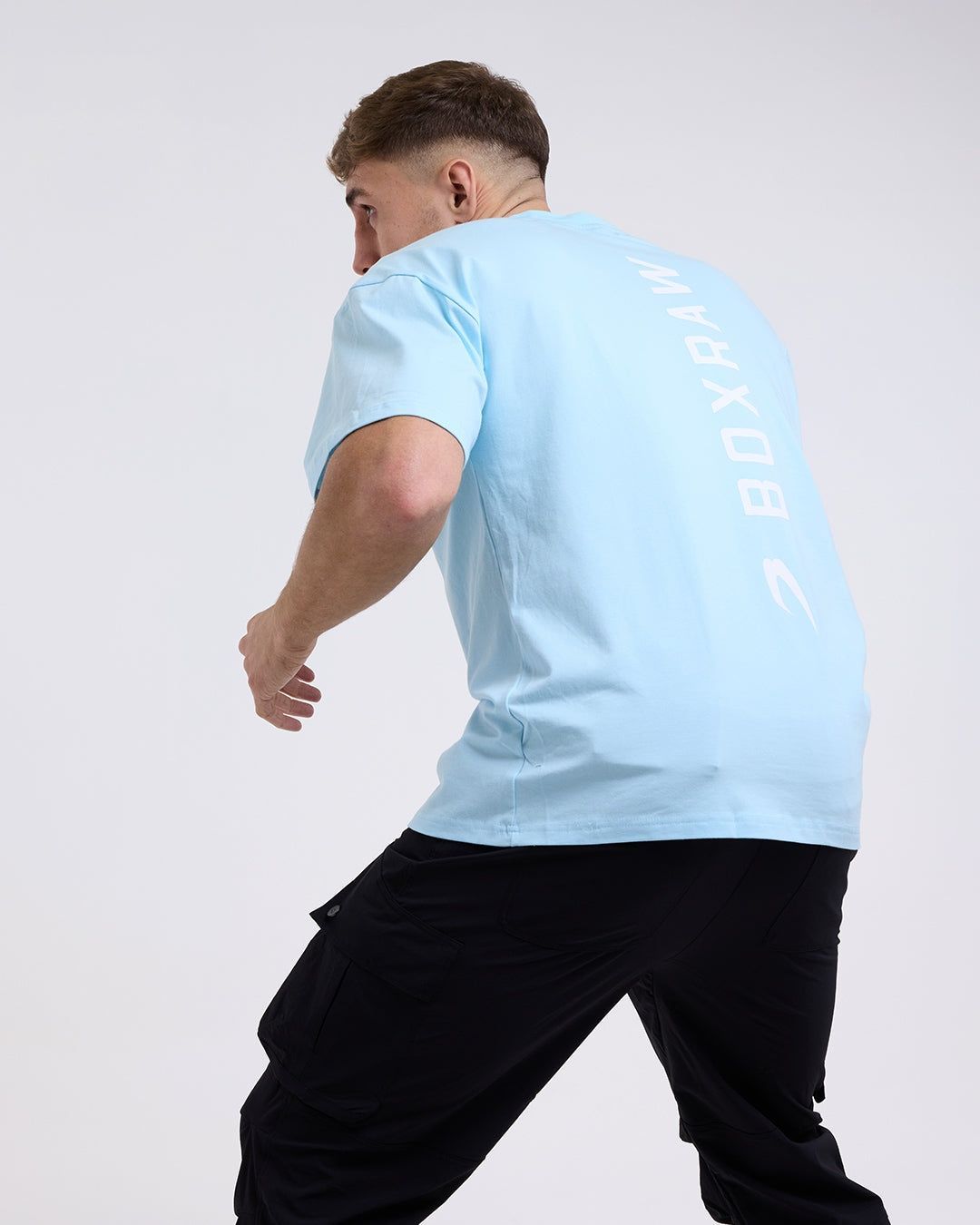Футболка Lineal Oversized Блакитна, XS
