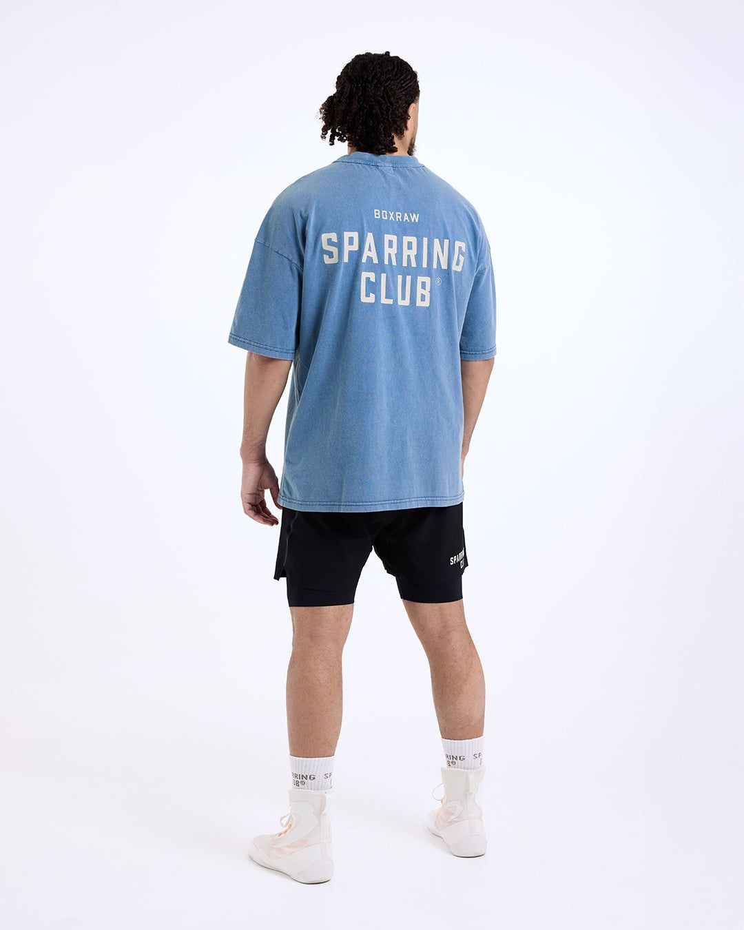 Футболка Sparring Club Oversized - Блакитна, XS