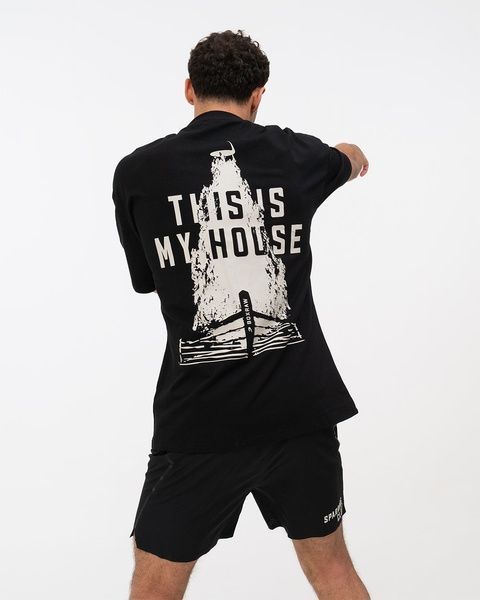 Футболка This Is My House Oversized Чорна, L