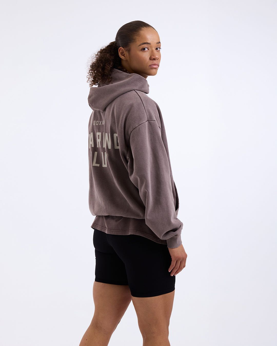 Худі Sparring Club Oversized - Коричневе, XS