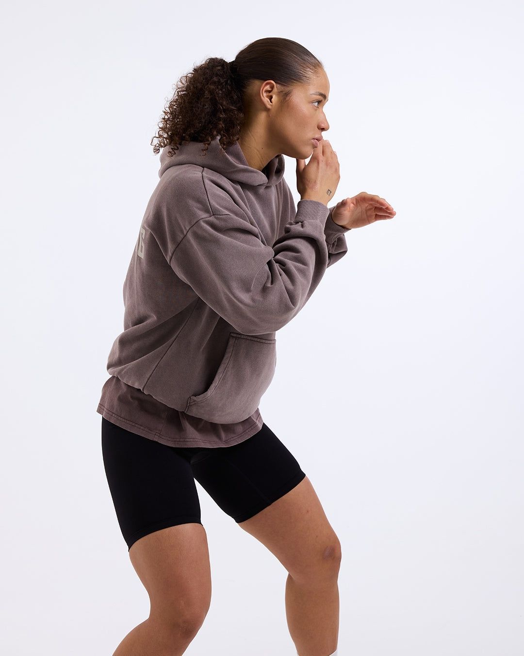 Худі Sparring Club Oversized - Коричневе, XS