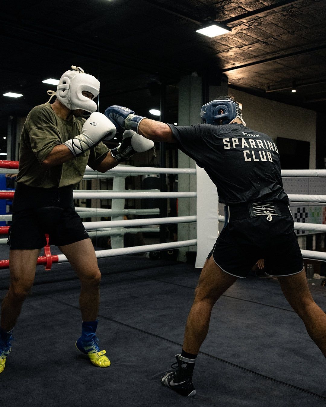 Футболка Sparring Club Oversized Коричнева, XS