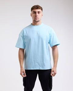 Футболка Lineal Oversized Блакитна, S