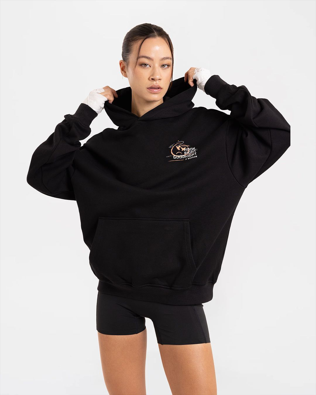 Худі Hook Right Goodnight Oversized Чорне, XS