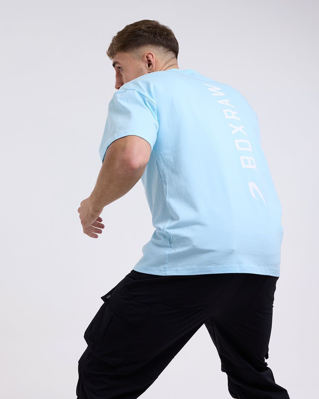 Футболка Lineal Oversized Блакитна, L