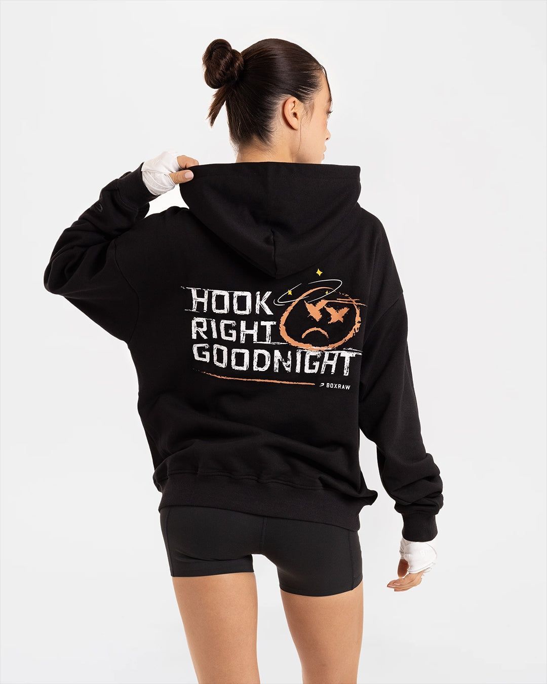 Худі Hook Right Goodnight Oversized Чорне, XS