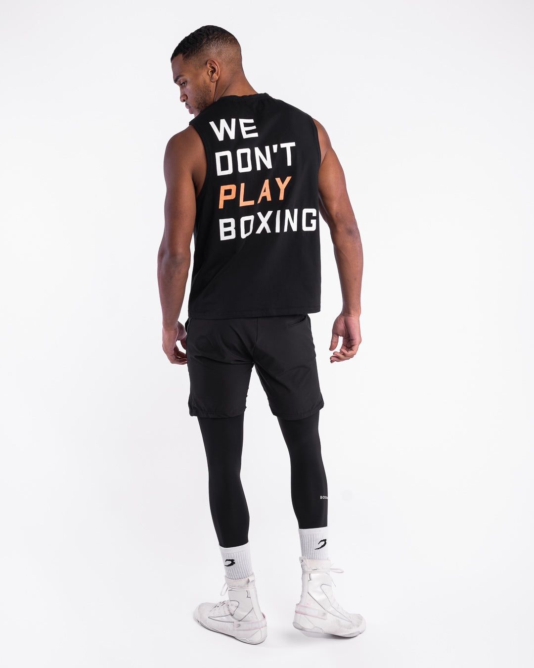 Майка We Don't Play Boxing Чорна, XS